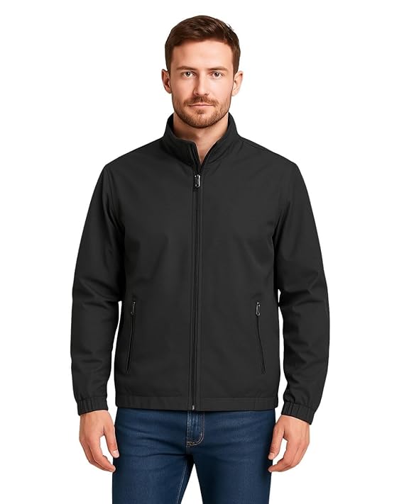 Men’s Lightweight Windcheater Zipper Jacket – Gym, Rider Winter Jacket for Men – Thin Wind Sheeter Zip-up Sports Jacket for Man
