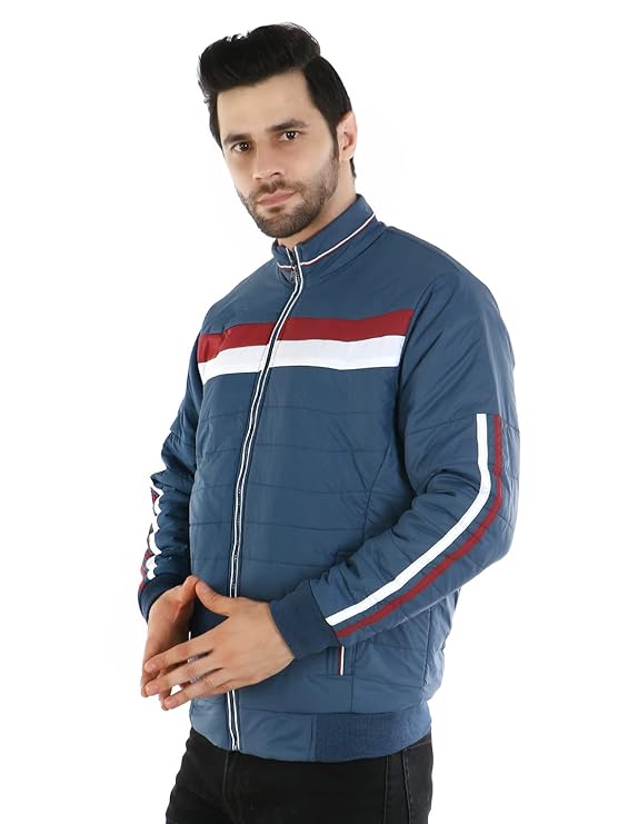 Ico Blue Stor Men's Solid Regular Jacket Jerkin