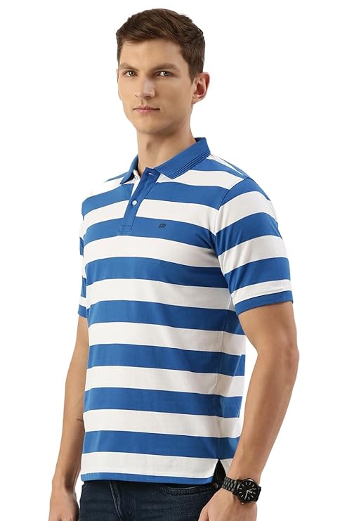 Peter England Men's Cotton Regular Fit Polo T-Shirt