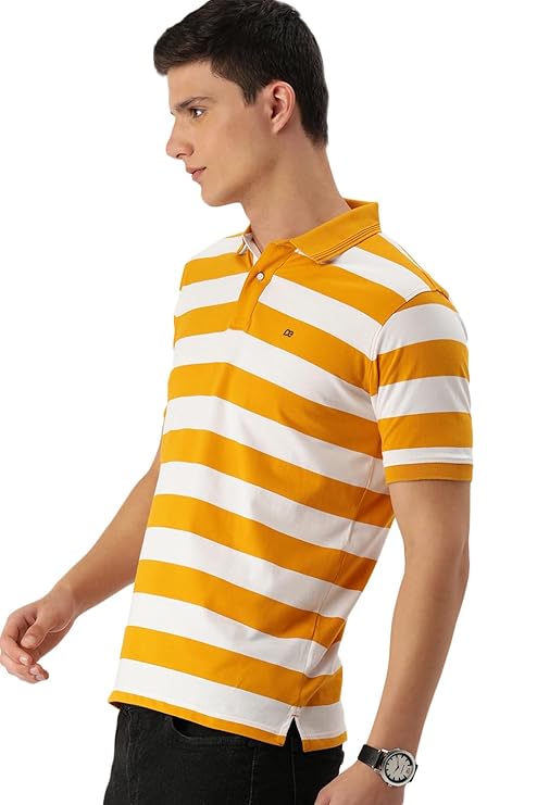 Peter England Men's Cotton Regular Fit Polo T-Shirt
