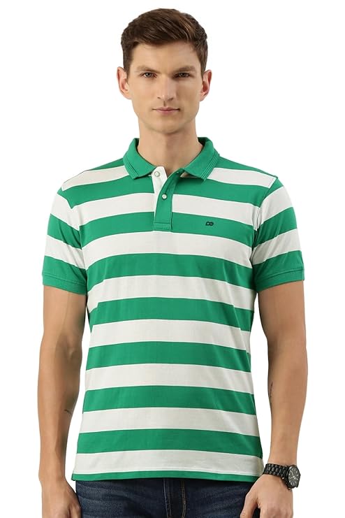 Peter England Men's Cotton Regular Fit Polo T-Shirt